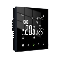 Termostato Inteligente Digital FCU OEM de Fábrica con Wifi para Habitaciones, 220V 110V 24V, Controlador de Temperatura