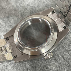 luxury <b>watch</b> Fluted Bezel case + Strap 39mm Transparent or Solid Back Cover Stainless Steel case Suitable <b>for</b> NH35/36 Movement - Product Image 4