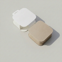 Boîte d'emballage en pulpe moulée sur mesure en gros pour usine, emballage écologique en papier adapté pour TWS