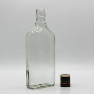 Großhandel Fancy Custom Empty 500ml Glas Schnaps flasche für alkoholische Getränke Saft Getränke Wein Whisky mit Schraub verschluss - Product Image 4