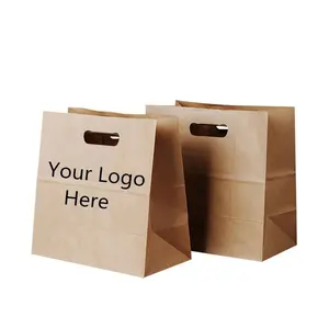 2023 Boore Machines making wholesale clothing packing brown kraft paper bag with D Cut handle