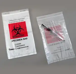 Wegwerp Autoclavable Biohazard Zakken Afzuiging Liner Afval Biohazard Specimen Zak