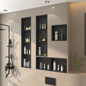 Mur moderne 10H, diviseur de salon, meubles, <span class=keywords><strong>meuble</strong></span> TV, <span class=keywords><strong>niche</strong></span> de salon, armoires intégrées - Product Image 2
