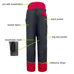 Sturdyarmor Protection de sécurité légère Pantalon résistant à la scie à chaîne électrique Pantalon de tronçonneuse à essence pour la foresterie - Product Image 5