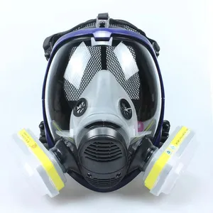 Gas Mask 6800 Electric Dustproof Respirator Chemical Respiratory Face Mask For Welding With Air Filter Full Face Gas Mask