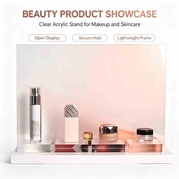 Présentoir cosmétique en acrylique sur mesure pour comptoir, organisateur de maquillage pour magasin de détail, centre commercial, vitrine de produits de beauté