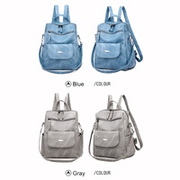 Sac à dos pour fille, sac à main pour femme, sac à bandoulière de voyage grand format en PU, fermeture éclair, imperméable, design tendance