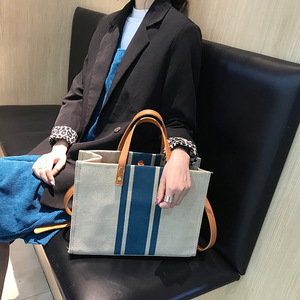 Giá Rẻ Quảng Châu Nguồn Nữ Túi 2024 Mới Hàn Quốc Phiên Bản Mang Cặp Chuyên Nghiệp Vai Duy Nhất Crossbody Túi Vải - Product Image 5