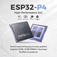 Chip ESP32-P4 SoC Berkinerja Tinggi Seri ESP32-P4NRW16X ESP32-P4NRW32X Prosesor untuk Pengembangan Tertanam