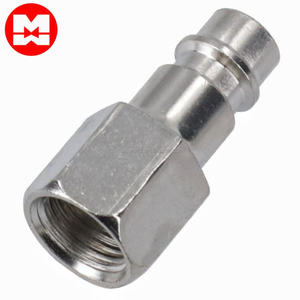 מחברי חיבור מהיר אוניברסליים MAXIWORLD PF אירופה E02 פלדה מצופה כרום 0-300PSI הברגה BSPP/BSPT מתאים לכל - Product Image 1