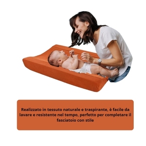 Copri materassino in cotone biologico 45x70 cm per la cura del bambino - Product Image 4