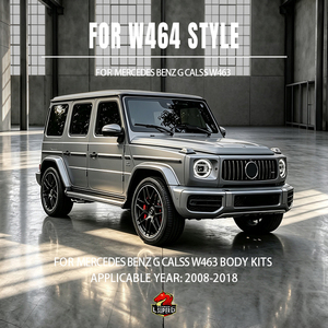 Kit Carrozzeria Stile G63 da W463 <span class=keywords><strong>a</strong></span> W464 con Paraurti Anteriore, Cofano e Fari per <span class=keywords><strong>Mercedes</strong></span> Benz, Fornitura di Fabbrica in PP per Conversione - Product Image 2
