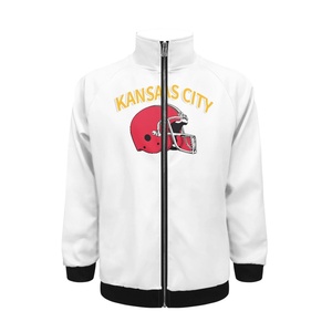 Fútbol americano Kansas City Team Winter Zip-up Chaquetas <span class=keywords><strong>de</strong></span> hombre casuales simples y elegantes Chaqueta <span class=keywords><strong>de</strong></span> rugby - Product Image 4