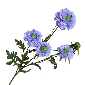 Fleurs artificielles Jinxi en soie bleue 85 cm, bouquet de décoration de mariage - Product Image 3
