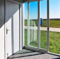 Maison conteneur extensible de 20 pieds, deux chambres, mobile, préfabriquée, portable, modulaire, pour bureau, hôtel, villa, en acier, moderne, thermique