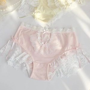 ZhenShangMei in <span class=keywords><strong>pizzo</strong></span> <span class=keywords><strong>perizoma</strong></span> da donna con stringhe incrociate a <span class=keywords><strong>vita</strong></span> <span class=keywords><strong>alta</strong></span> mutandine con fiocco cavo lavorate a maglia di mezza <span class=keywords><strong>vita</strong></span> biancheria intima Sexy sfacciato - Product Image 2