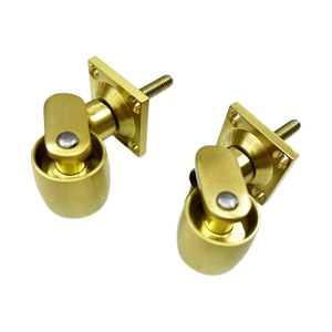 Juego de Accesorios de Lujo para Silla Godfather, Bandeja de Madera de Nogal para Reposabrazos, Soporte de Aleación de Zinc, Ruedas de Latón Sólido - Product Image 6