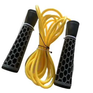 High quality anti slip Silicone grip Adjustable Length Jump Rope Skipping Rope With Bearing for home fitness