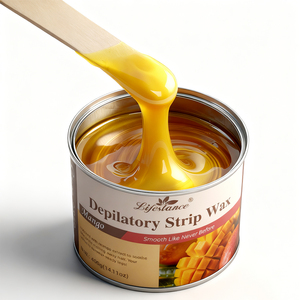 En stock : Cire dépilatoire froide douce à la cire d'abeille et cire au sucre douce en pot, pour le visage et le maillot, avec logo personnalisé OEM - Product Image 2