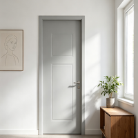 Porte extérieure insonorisée blanche haut de gamme au design moderne pour salon, chambre et hôtel
