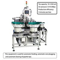 Vente directe usine : Machine d'assemblage automatique de pointes de pipettes de laboratoire jetables et de filtres, avec alimentateur vibrant