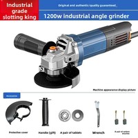 Meuleuse d'angle électrique haute puissance, petite machine de découpe portative, moteur sans balais, meule de polissage manuelle, vente en gros