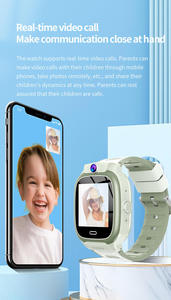 Montre connectée pour enfants Y66 avec carte SIM 4G, caméra, écran 1,44 pouce, appel vidéo HD SOS, batterie 680 mAh, positionnement WIFI+LBS, montre connectée 4G pour enfants - Product Image 5