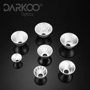 Lentilles de lumière <span class=keywords><strong>commerciale</strong></span> Ultra-mince galvanoplastie Anti-éblouissement Cob faisceau étroit 12 degrés 24 36 degrés Pmma lampe tasse lentille - Product Image 4