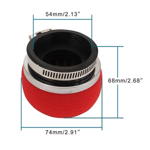 GOOFIT 42/54/58mm <span class=keywords><strong>Filtre</strong></span> <span class=keywords><strong>à</strong></span> <span class=keywords><strong>air</strong></span> <span class=keywords><strong>de</strong></span> remplacement pour moteur 2 temps Moto Scooter - Product Image 6