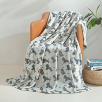 FY Factory Direct GRS Certifié 100% Polyester Couvertures de Compagnie Aérienne Durabilité EASA CS-25 Conforme Solide Motif Tricoté Tissus