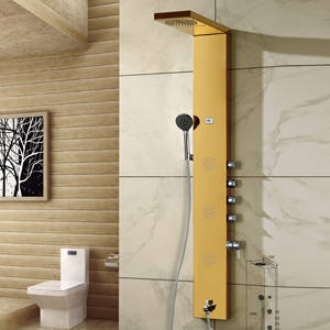 BALISI Mezclador de ducha de baño de buena calidad LED Lluvia <span class=keywords><strong>Panel</strong></span> de ducha LED frío y caliente - Product Image 2