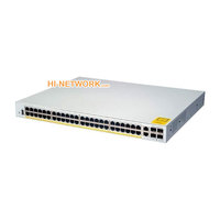 C1000 Cisco-Conmutador de PoE + 4x10G SFP o 1G SFP, Poe, 48 puertos Ethernet PoE + y 370W PoE, 2 unidades, 2 unidades, 1 unidad
