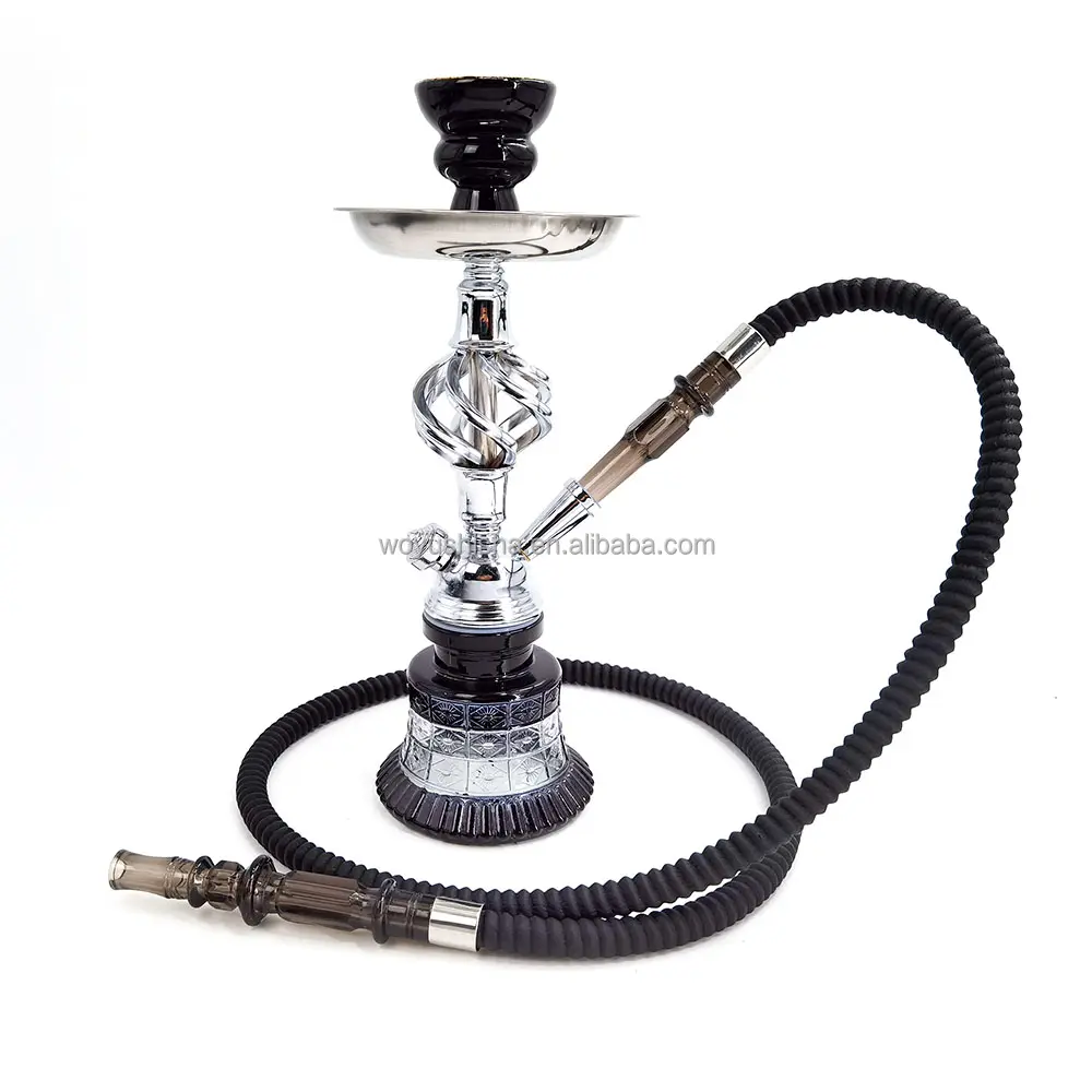 الجملة التبغ زجاج الشيشة النرجيلة أنابيب 1 أو 2 رخيصة hukka وعاء