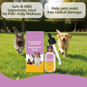 Compléments alimentaires naturels <span class=keywords><strong>pour</strong></span> chiens et chats OEM 60 ml 15 en 1, système immunitaire, santé de la peau et du pelage, santé cardiaque, soutien des <span class=keywords><strong>os</strong></span> et des articulations, liquide - Product Image 4