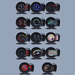 Araba göstergesi OBD2 çok fonksiyonlu sihirbaz F835 ölçer su sıcaklığı Turbo <span class=keywords><strong>Boost</strong></span> voltaj hız Alarm ile - Product Image 5