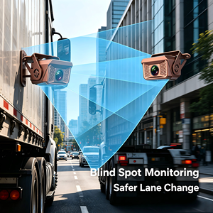 Telecamera di Retromarcia per Camion Pesanti, Videocamera di Monitoraggio Veicoli HD con Visione Notturna, Antivibrazioni, IP67, Supporto Regolabile per Autocarri - Product Image 3