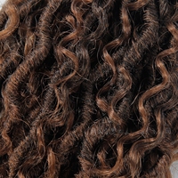 Extensions de cheveux synthétiques tressées au crochet pour femmes, 24 mèches/paquet, vente en gros, style River Locs, à prix réduit et très demandées