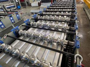 Tuile métallique industrielle en fer galvanisé pré-peinte formant la machine - Product Image 4