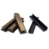 Profils en aluminium pour rampes d'escalier, profil en aluminium personnalisé, profil en aluminium anodisé pour fenêtres