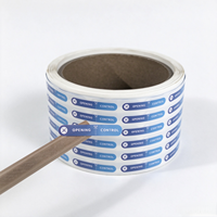 Rouleau d'étiquettes de sécurité inviolables en papier kraft, étanches, anti-effraction, pour shampoings et cosmétiques