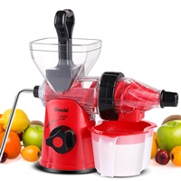 GDL Groothandelsprijs Draagbare Handmatige PP Plastic Fruitpers met Persers & Spreiders voor Persoonlijk Gebruik