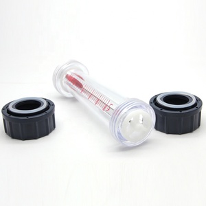 Misuratore di portata del liquido per acqua e liquidi collegamento del filo rotametro in plastica OEM personalizzabile per la misurazione del fluido di applicazione - Product Image 1