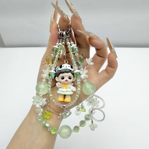 カスタマイズ可能な可愛いドール携帯ストラップ、ユニークなスタイルのためのカラーミックスマッチ - Product Image 5