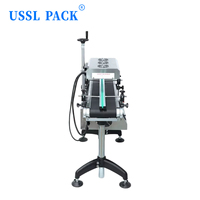 Scelleuse de bouchons de type convoyeur ZP100 pour conteneurs en plastique et en verre, ligne d'emballage de boissons et d'aliments, machine de scellage de bouteilles par induction en ligne