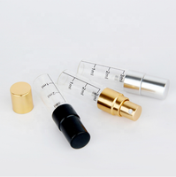 Flacon d'atomiseur de bouteille de parfum en verre vide de 5ml avec logo personnalisé avec vaporisateur