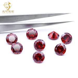 Ngô châu đá quý nhà máy nóng bán 3A 5A 7A chất lượng CZ Zircon biểu đồ màu Cubic zirconia đá