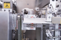 Machine d'emballage, de remplissage et de scellage de sachets de café certifiée CE S-180T HFFS, sachet double, scellage sur 3 ou 4 côtés