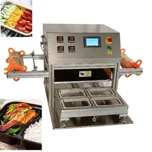 Food Tray Sealer Machine Automatic Tray Sealing Machine Price Automatic Tray Sealer Food Packing Machine Plastic Cups Wb-900