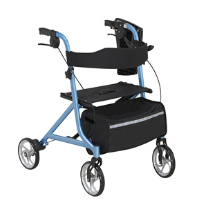 A piedi aiuto per le persone anziane di alluminio walker All'aperto Medico Deambulatore Walker Vassoio Con Sgabello Pieghevole in alluminio deambulatore - Product Image 3