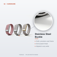 Bracelet de fitness compatible WHOOP, sangle tissée à carreaux, bordeaux, rose, gris, blanc, beige, argent, boucle dorée, entraînement en salle de sport, OEM